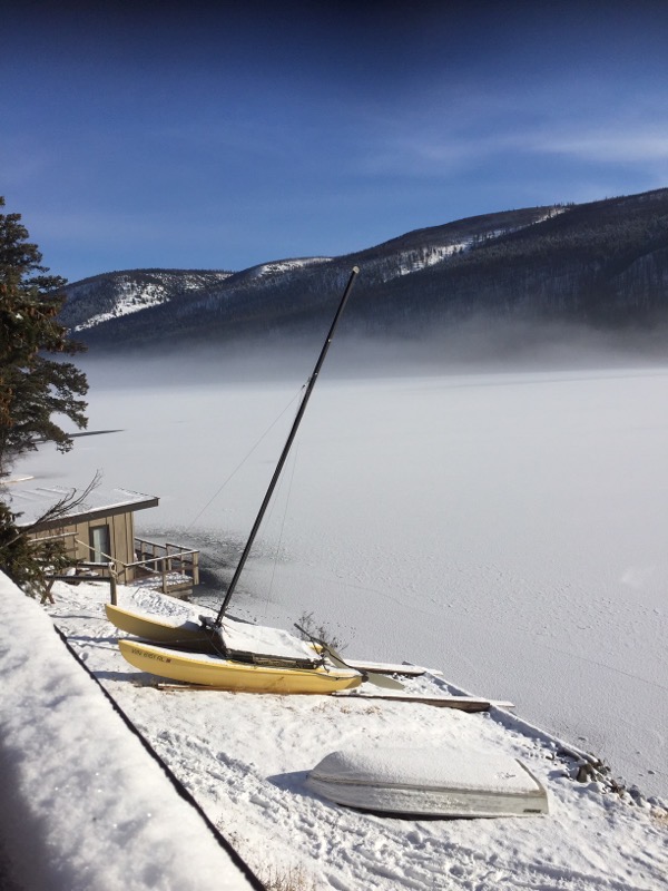 Hobie Cat Hibernation by Sandy Morrison