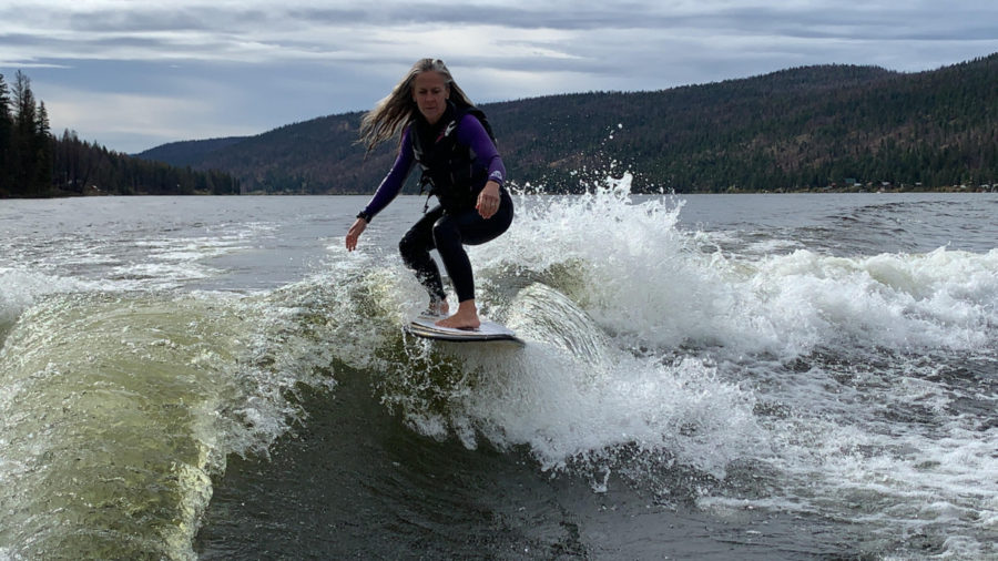 Surfer Mom by Madeline Hirvonen