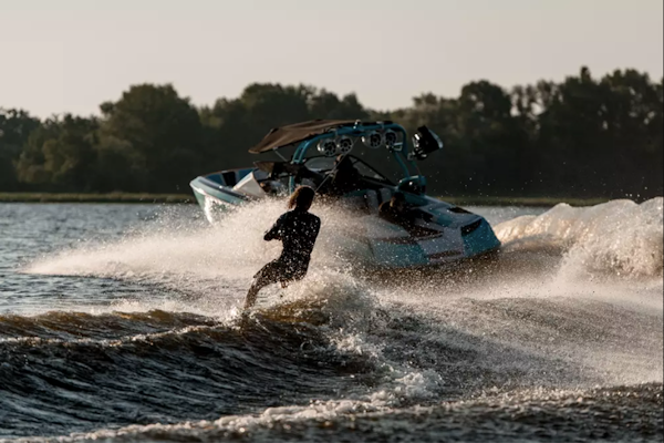 Wake surfer