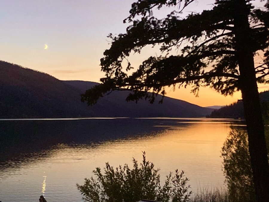 Landscape 115 SunSet with Moon Rising