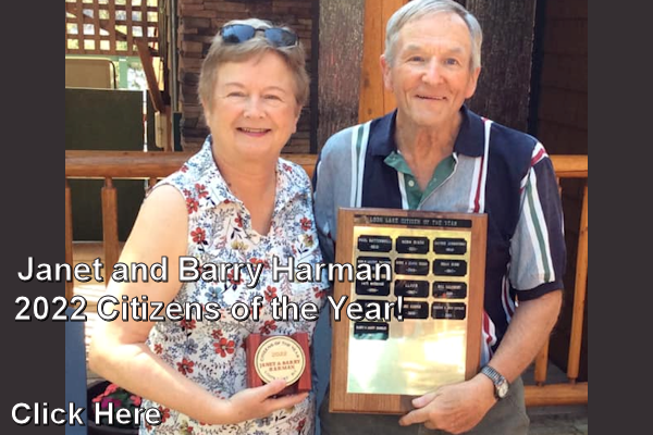 Janet and Barry Harman 2022 Citizens of the Year