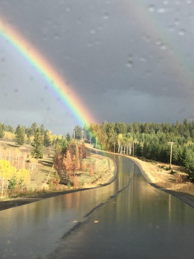 128 Landscape Wet Rainbow - Cowboy Jim