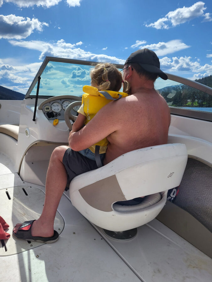 404 Lake Life Grandpa and his Grand daughter enjoying the lake- Tara Eckhardt