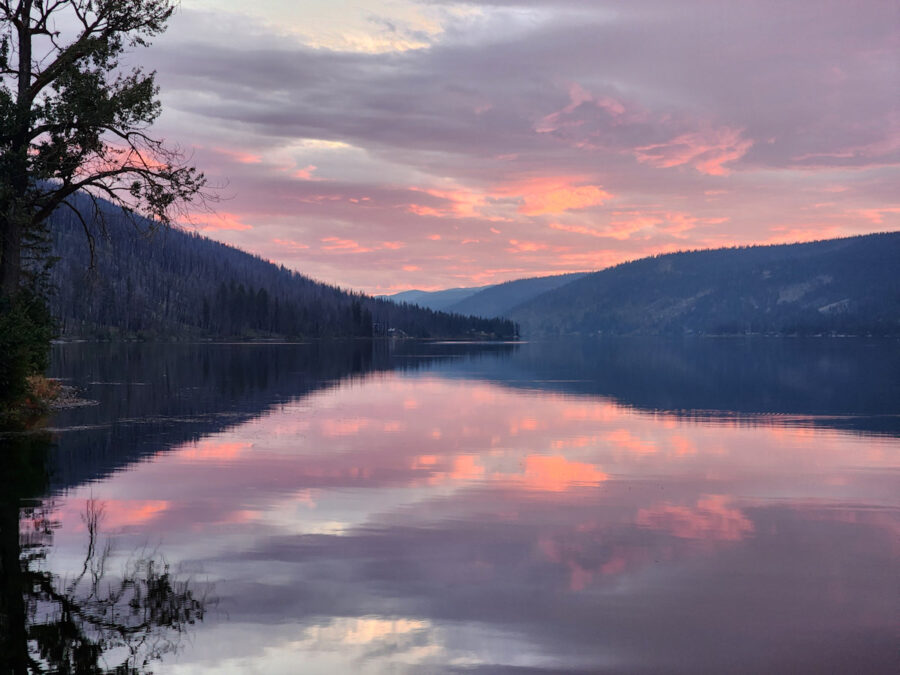 106 Landscape Red Sky