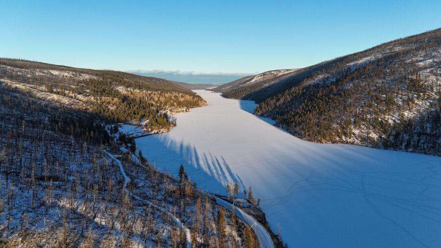 132 Landscape Winter on Loon Lake