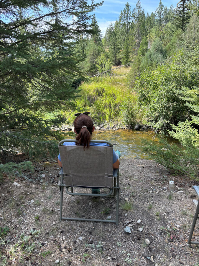 405 Lake Life Relaxing by the stream